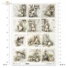 Wielkanoc, zając, królik, vintage, retro, akwarela, wiosna, sielski, wiejski, ilustracja, zwierzęta, kwiaty*Easter, hare, rabbit, vintage, retro, watercolor, spring, idyllic, rustic, illustration, animals, flowers